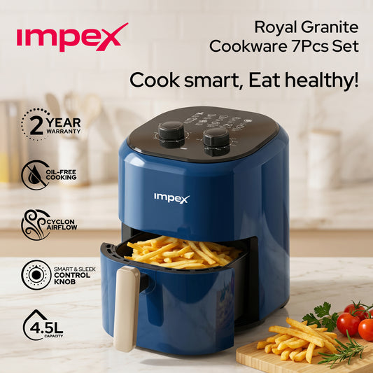 Impex 4.5 Ltr. Mechanical Air Fryer (AF4500) مقلاة هوائية