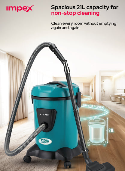 Impex 21L Vacuum Cleaner 2200W Turkey (VC4709) مكنسة كهربائية
