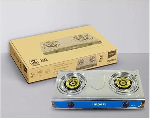 Impex 2Br SS LP Gas Stove IGS 124 موقد غاز