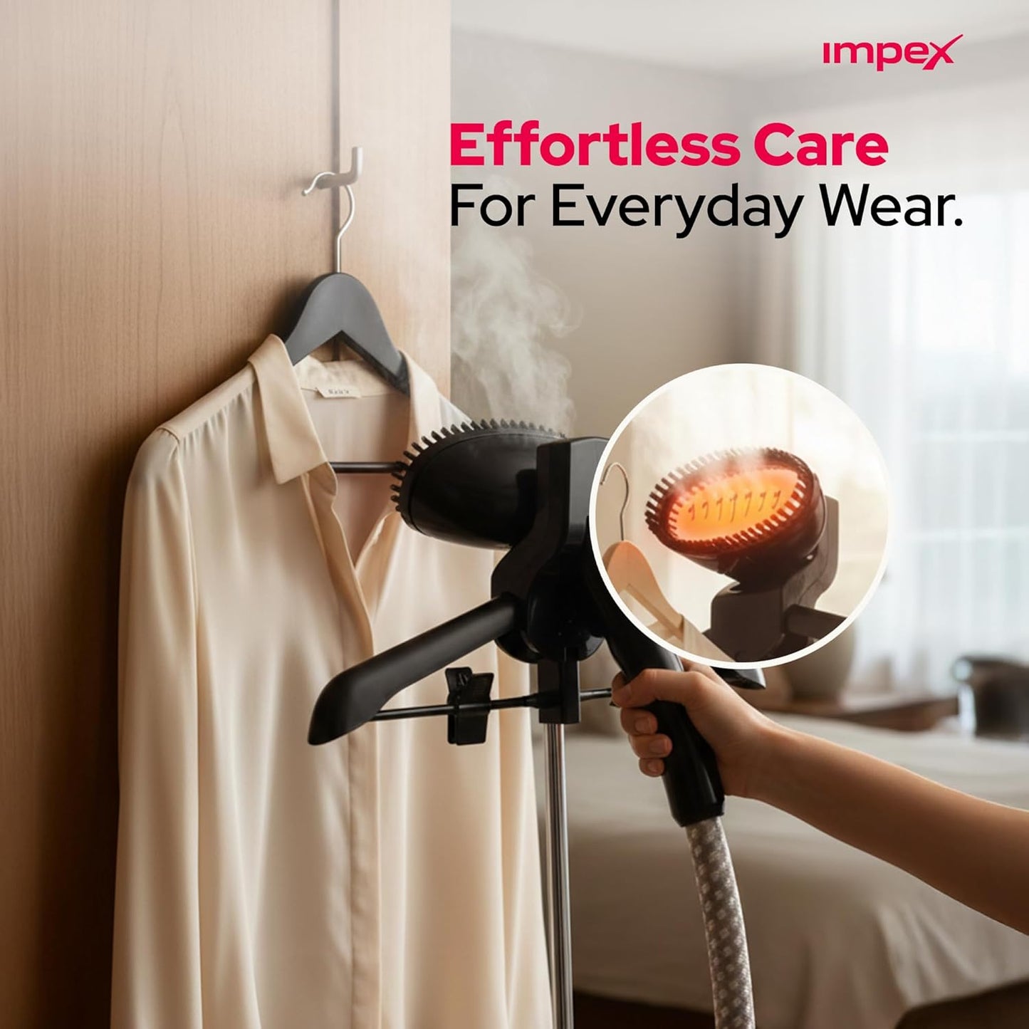 Impex Garment Steamer GSM6010 مكواه بخار علاق