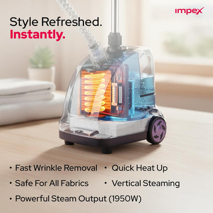 Impex Garment Steamer GSM6010 مكواه بخار علاق