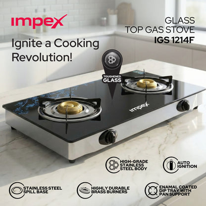 موقد غاز LPG Gas Stove 2br IX IGS 1214F