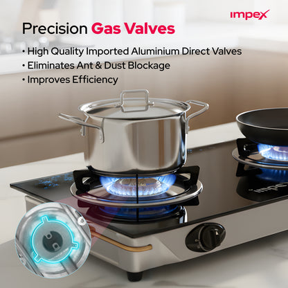 موقد غاز LPG Gas Stove 2br IX IGS 1214F