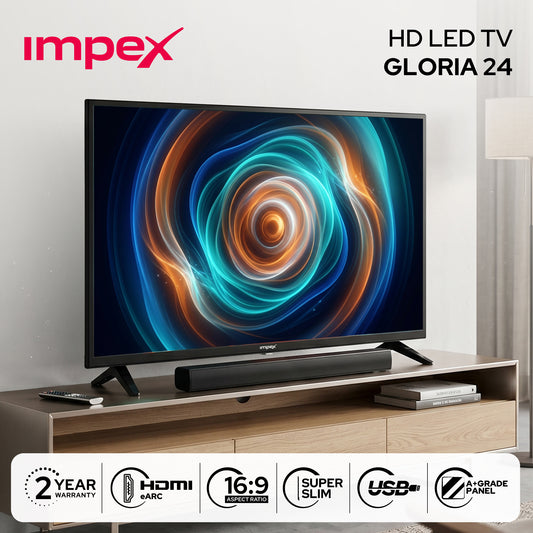 IMPEX LED TV GLORIA 24 HD التلفاز