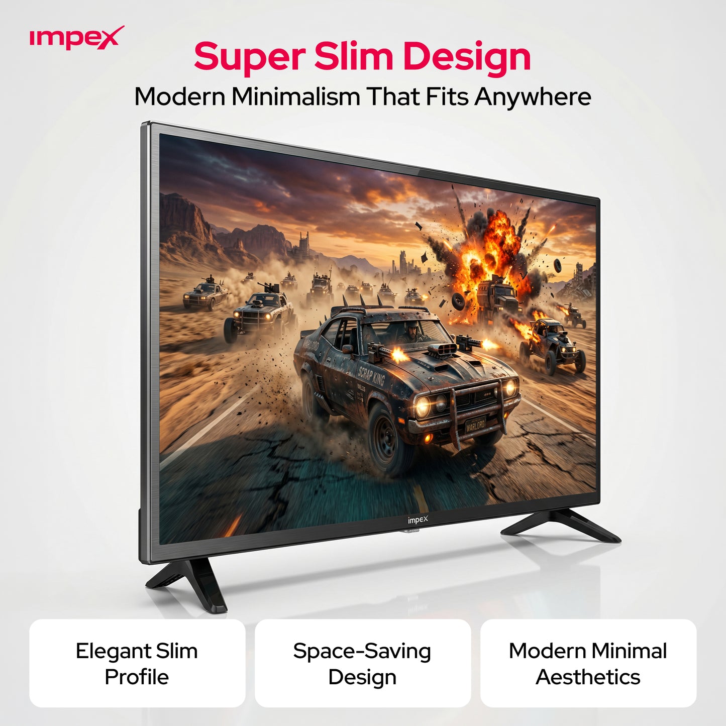 IMPEX LED TV GLORIA 24 HD التلفاز