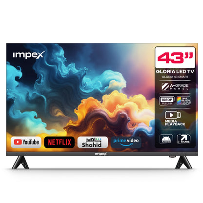 IMPEX 43 بوصة QLED FHD تلفاز جوجل (evoQ 43QLC2) التلفاز
