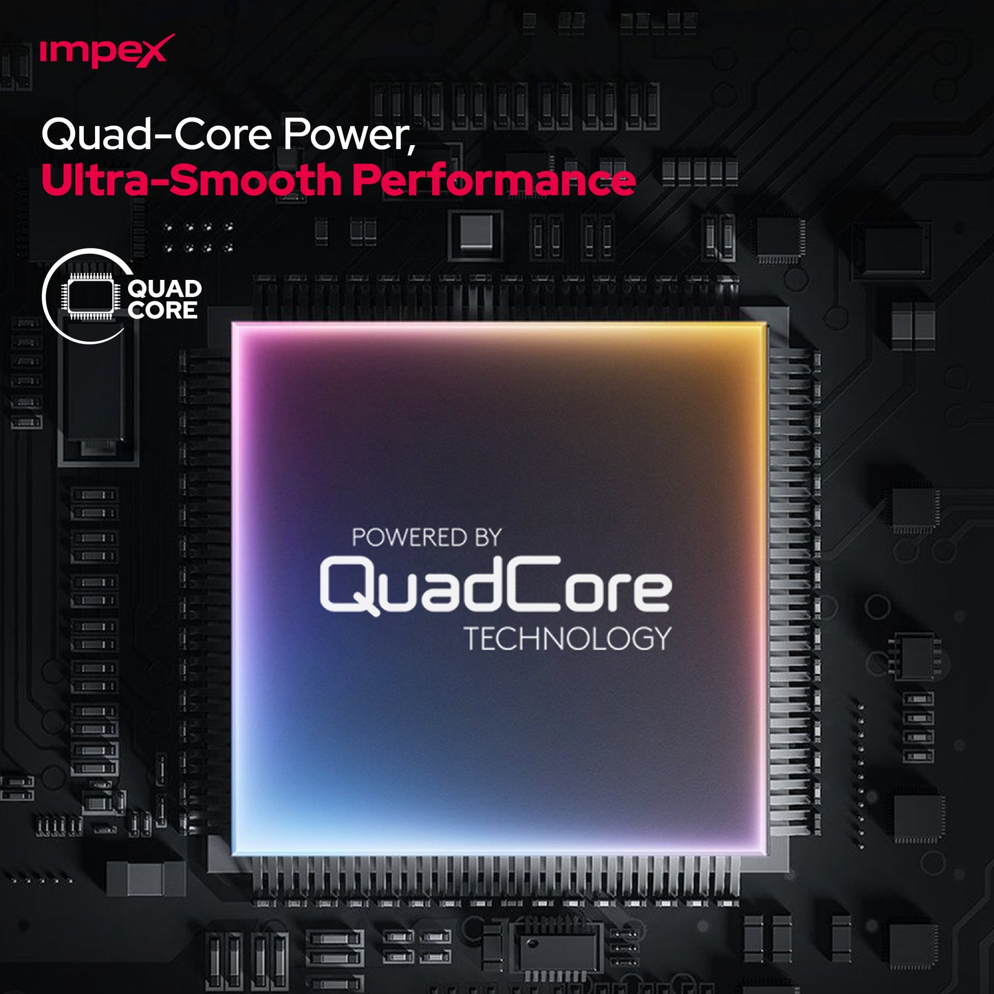 IMPEX 43 بوصة QLED FHD تلفاز جوجل (evoQ 43QLC2) التلفاز