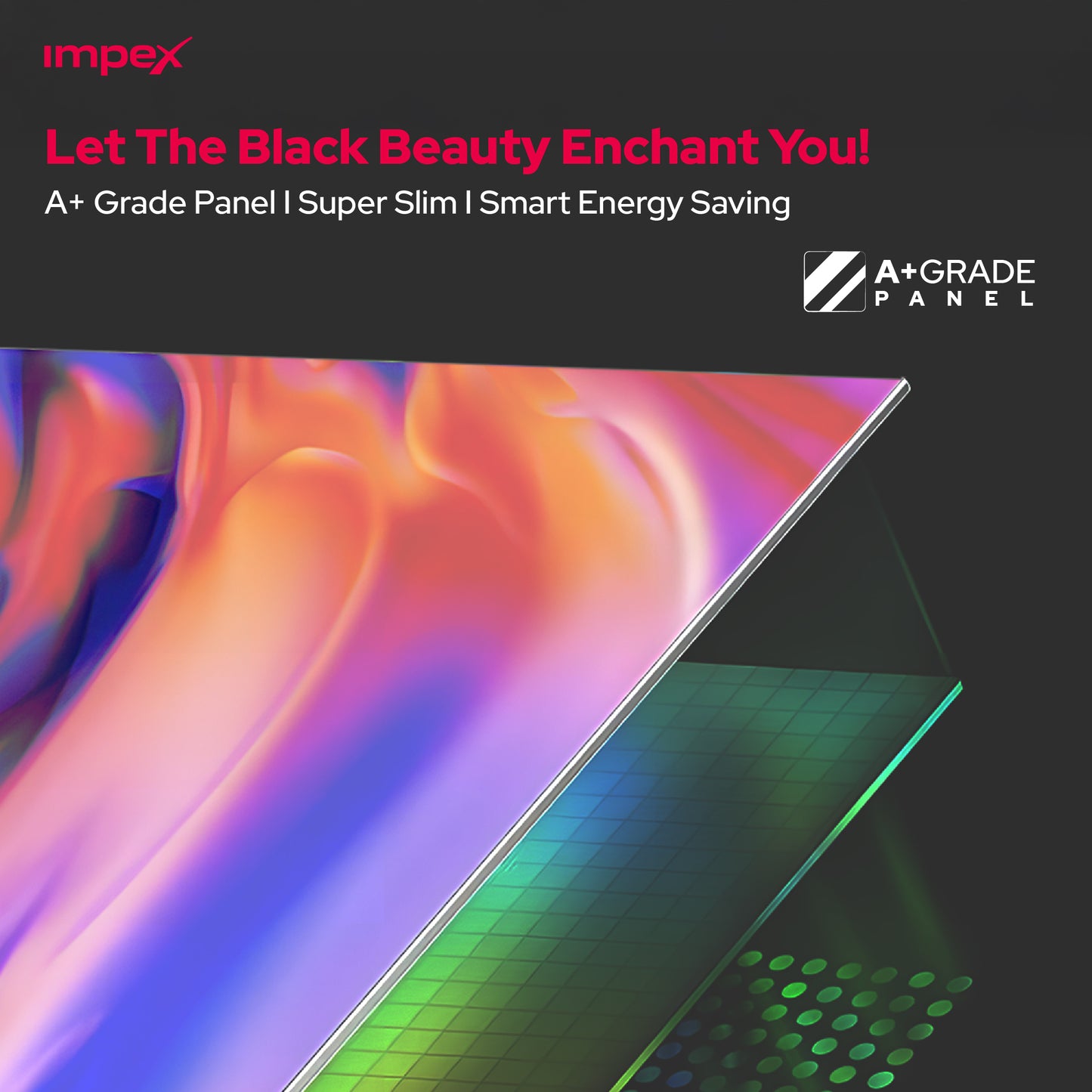 IMPEX 43 بوصة QLED FHD تلفاز جوجل (evoQ 43QLC2) التلفاز