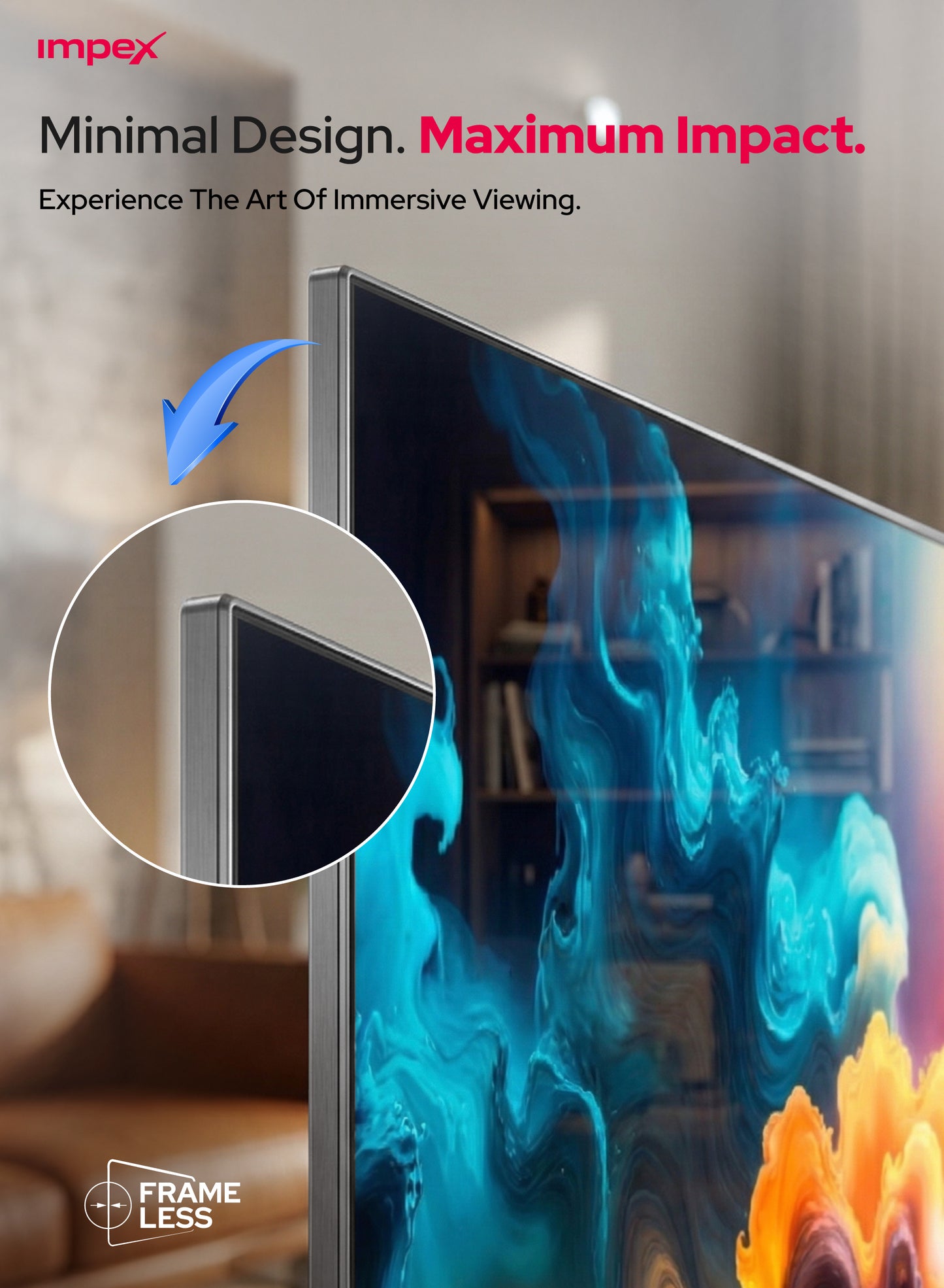 IMPEX 43 INCH FHD SMART TV (GLORIA 43 SMART)التلفاز