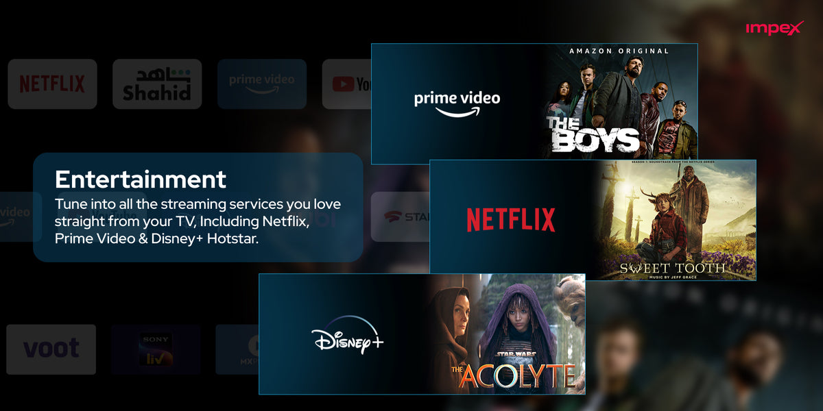 IMPEX 40 INCH FHD SMART TV (GLORIA 40 SMART)التلفاز