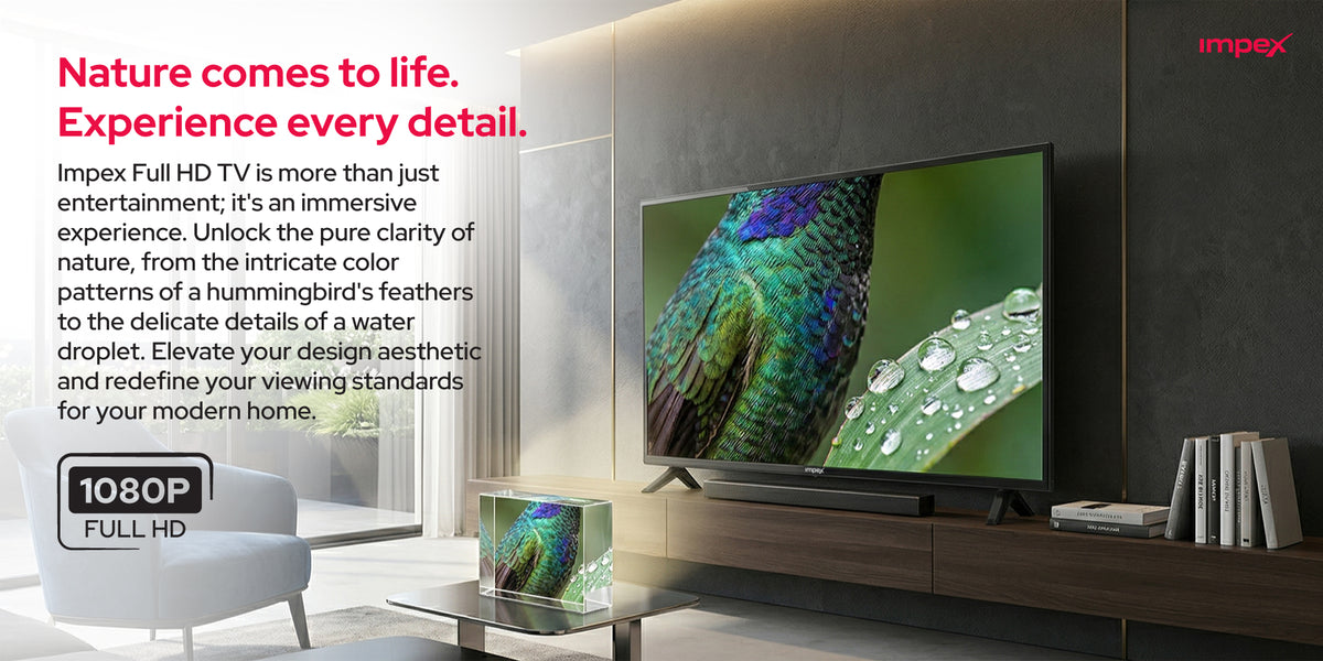 IMPEX 40 INCH FHD SMART TV (GLORIA 40 SMART)التلفاز