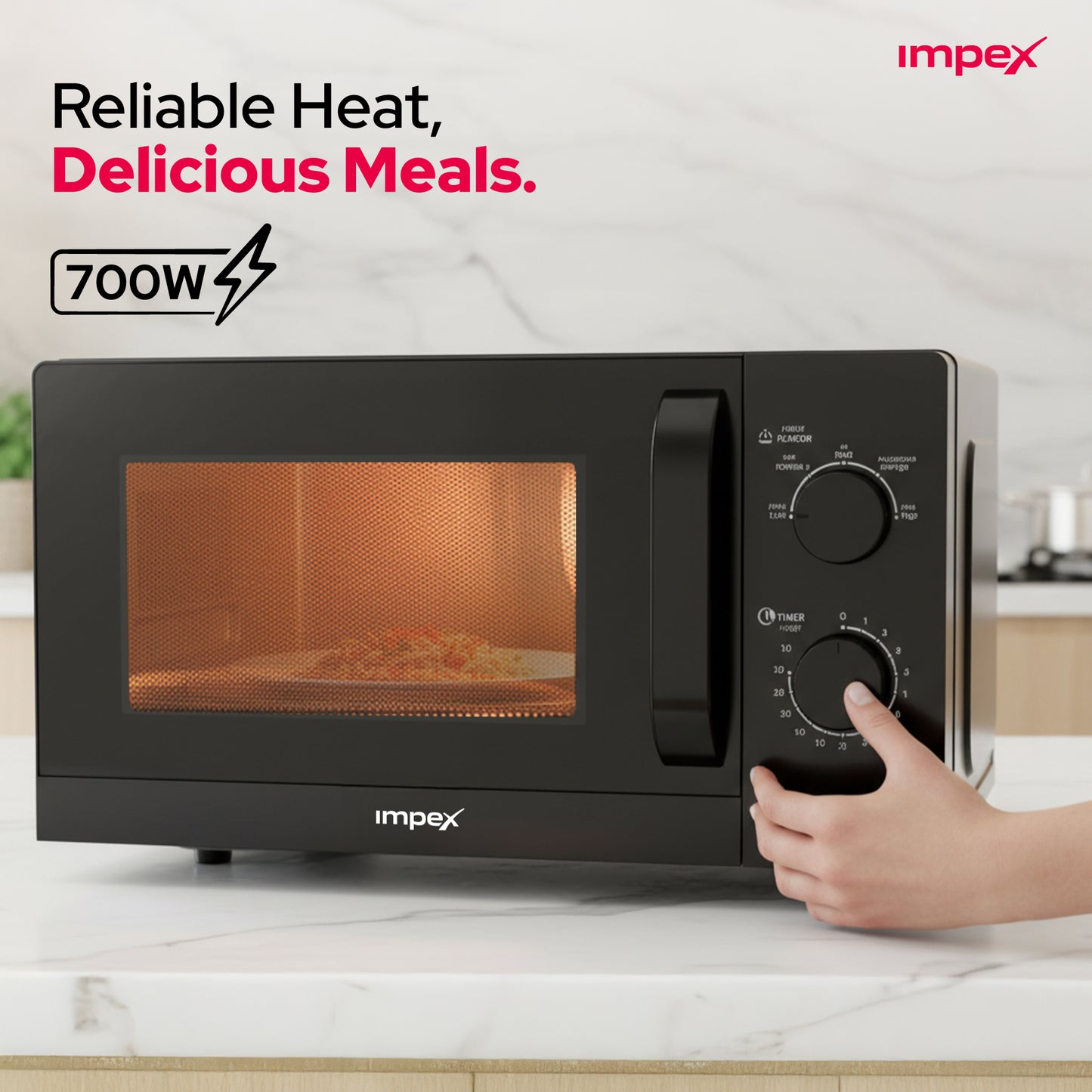 Impex 20Ltr Microwave Oven MO 8101A فرن المايكرويف