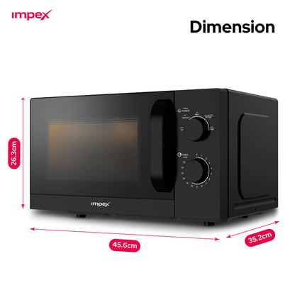 Impex 20Ltr Microwave Oven MO 8101A فرن المايكرويف