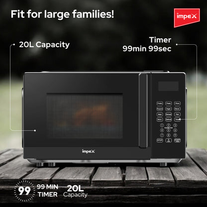 Impex 20Ltr Digital Microwave Oven 700W (MO8101DB) فرن المايكرويف