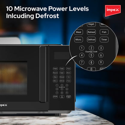 Impex 20Ltr Digital Microwave Oven 700W (MO8101DB) فرن المايكرويف