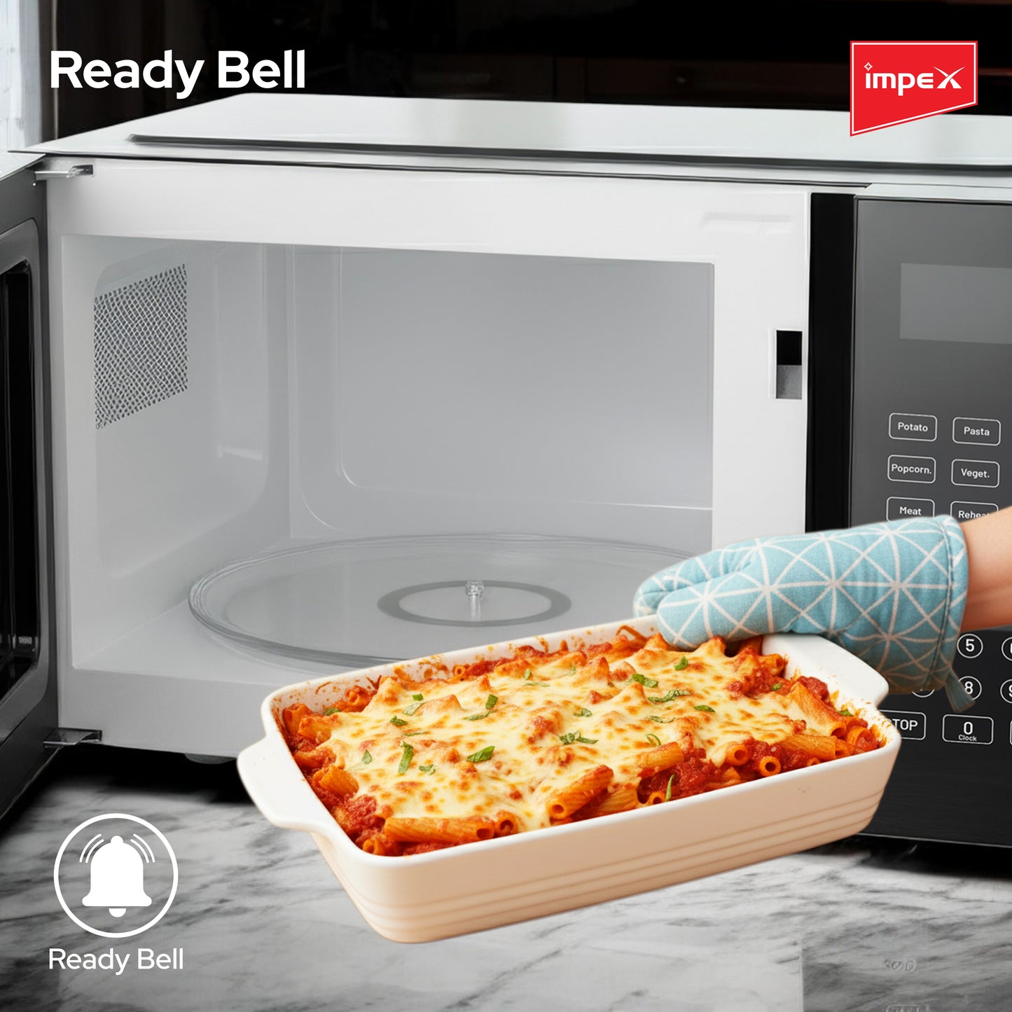 Impex 20Ltr Digital Microwave Oven 700W (MO8101DB) فرن المايكرويف
