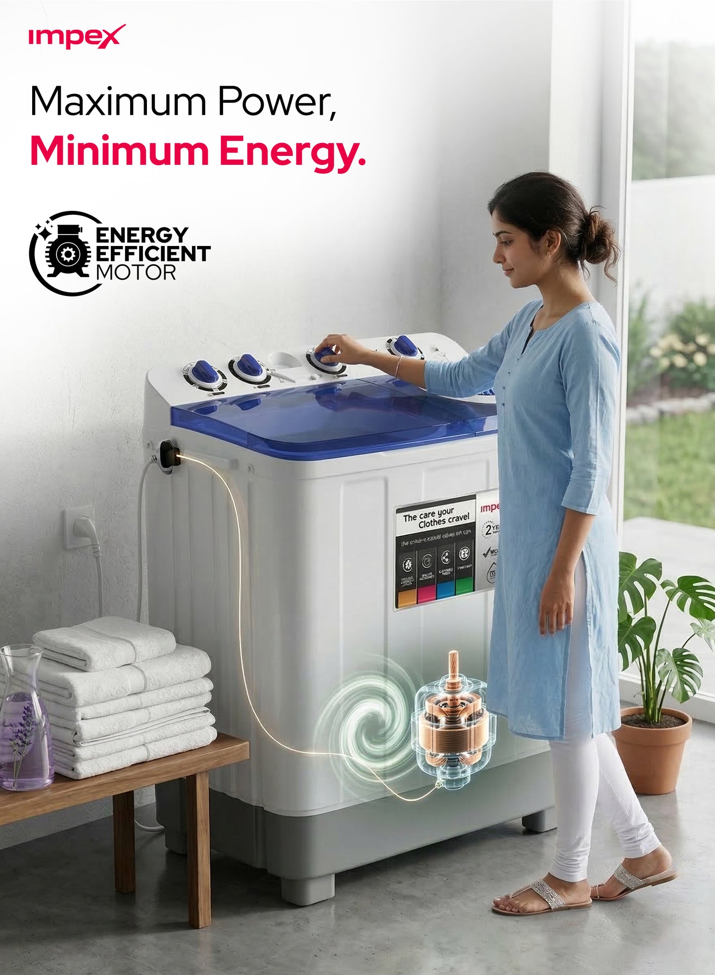 غسالة ملابس Washing Machine WM 4202