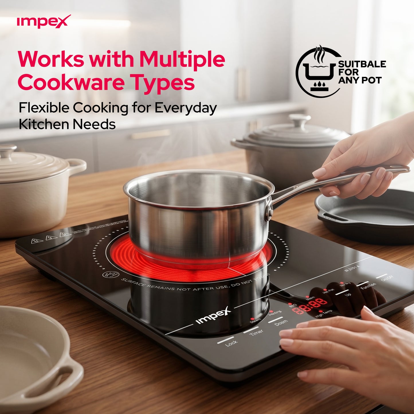 Infrared Cook Top IR 2701 طباخ الكتروني