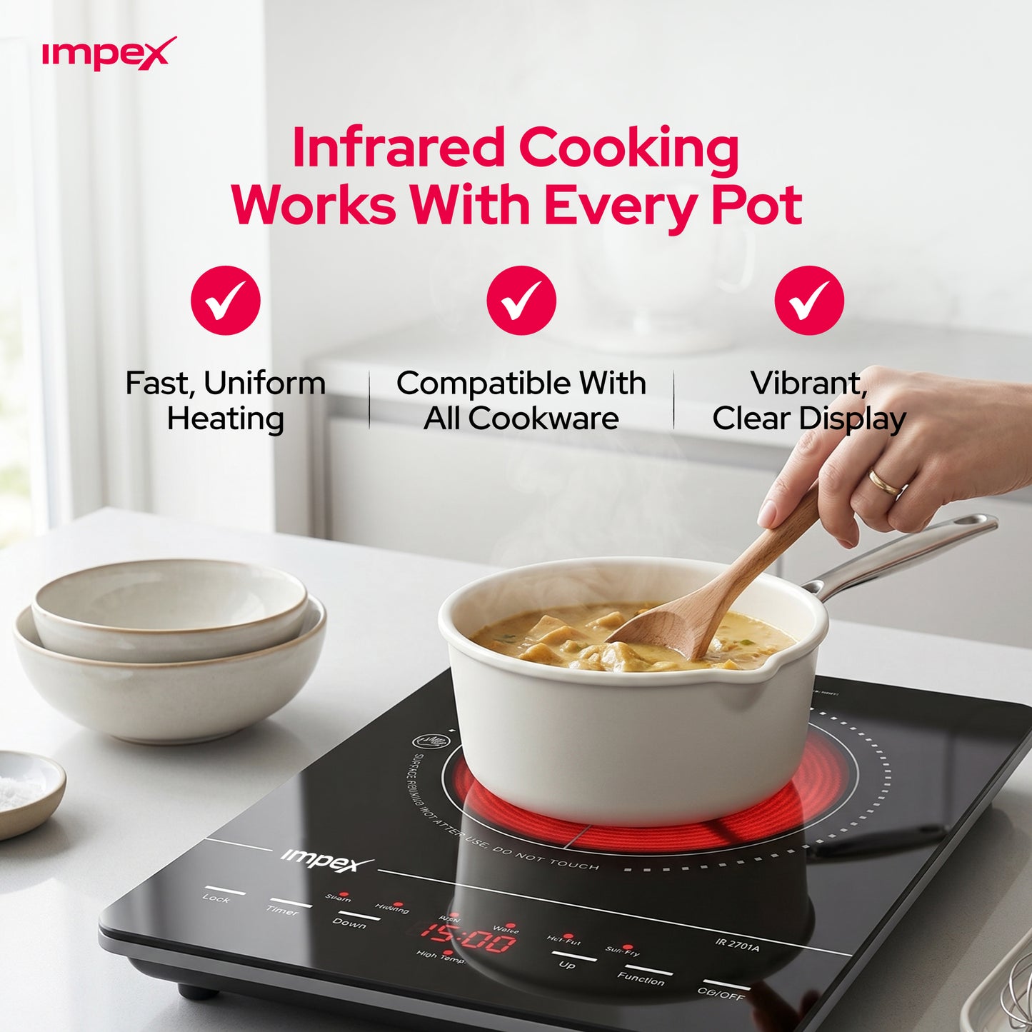 Infrared Cook Top IR 2701 طباخ الكتروني