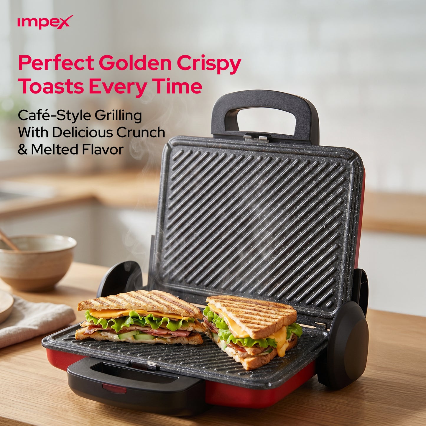 Impex 4 Slice Toast Master 1800W Turkey (SW 3607) جهاز محمص خبز