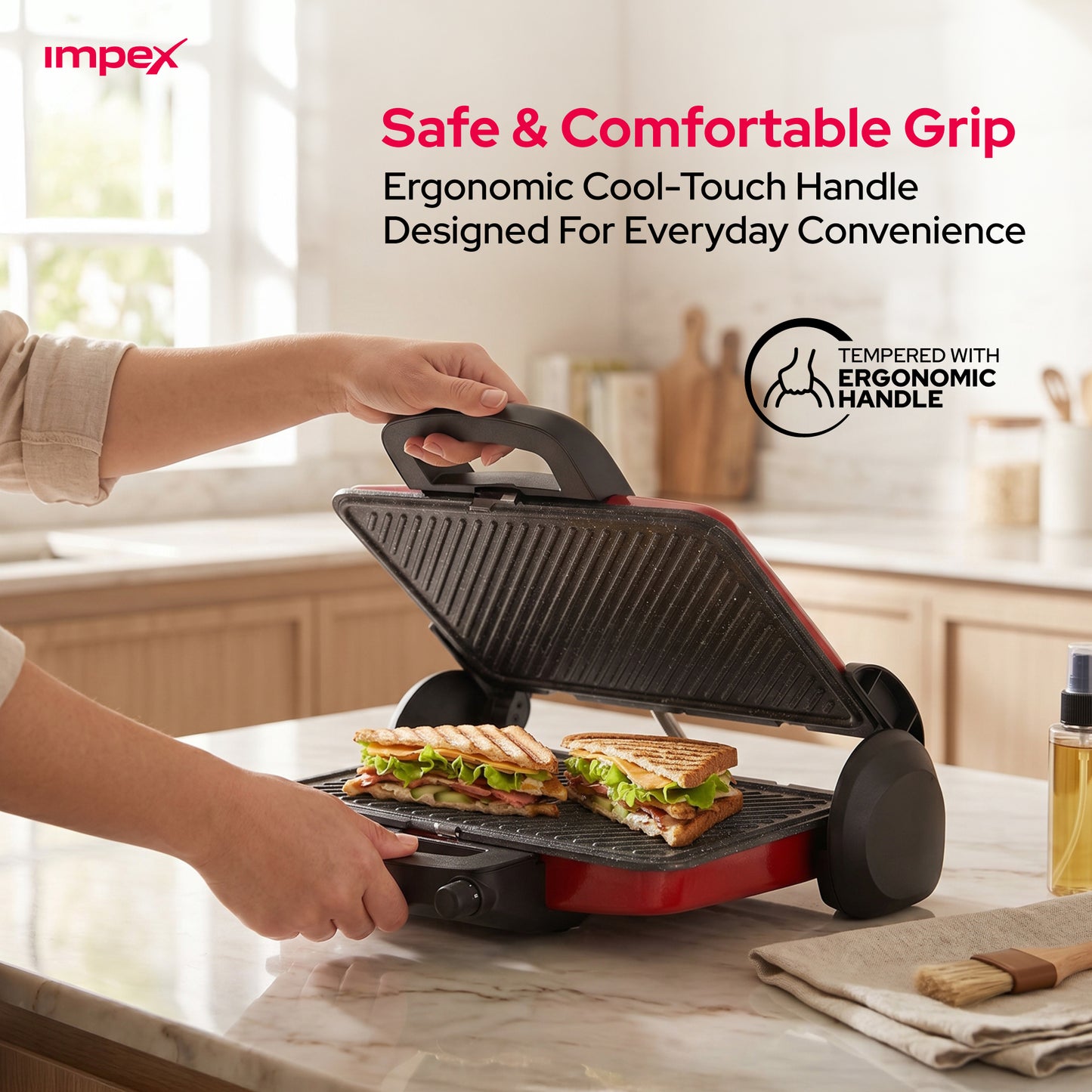 Impex 4 Slice Toast Master 1800W Turkey (SW 3607) جهاز محمص خبز