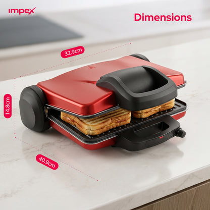 Impex 4 Slice Toast Master 1800W Turkey (SW 3607) جهاز محمص خبز