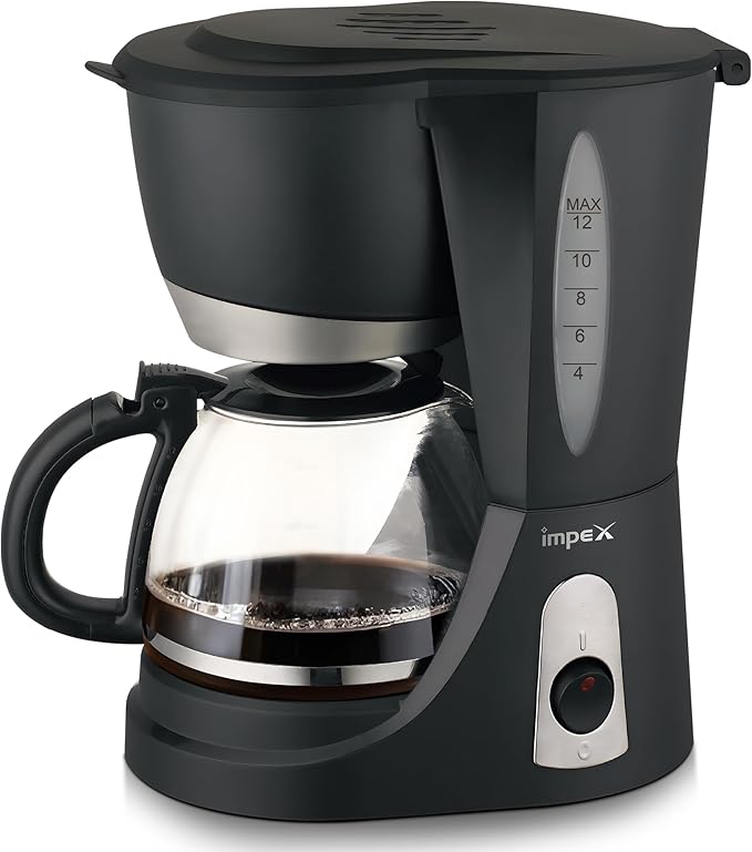 Impex 1.25L Drip Cofee Maker 800W (CM1912) صانعة القهوة بالتنقيط