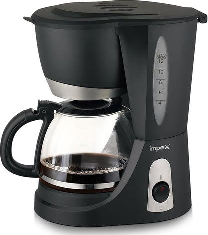 Impex 1.25L Drip Cofee Maker 800W (CM1912) صانعة القهوة بالتنقيط